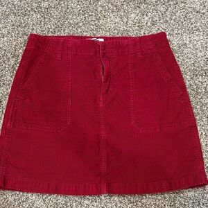 Old Navy Red Mini Skirt